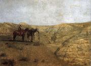 Thomas Eakins Rancher at the desolate field oil on canvas
